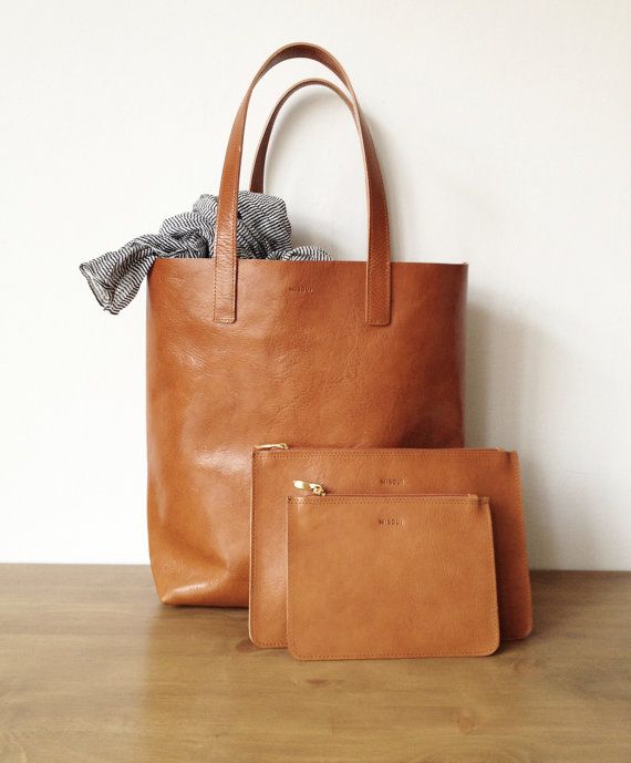 Brown leather tote – Pretty Good(s)